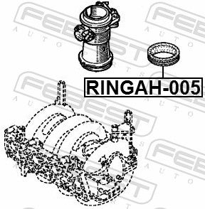 Febest RINGAH005 Кільце ущільнююче впускного колектора