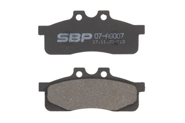 SBP 07AG007 Комплект гальмівних накладок, дискове гальмо