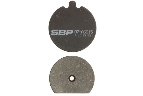 SBP 07AG015 Комплект гальмівних накладок, дискове гальмо