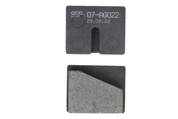 SBP 07AG022 Комплект гальмівних накладок, дискове гальмо
