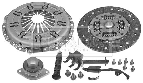 HK2524 BORG & BECK Комплект зчеплення