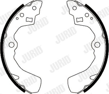 361841J JURID - Гальмівні колодки до барабанів
