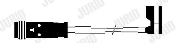 FWI296 JURID - Датчик зносу гальмівних колодок