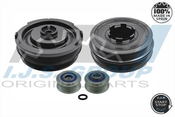 IJS 171028KIT Комплект шківів, колінчатий вал