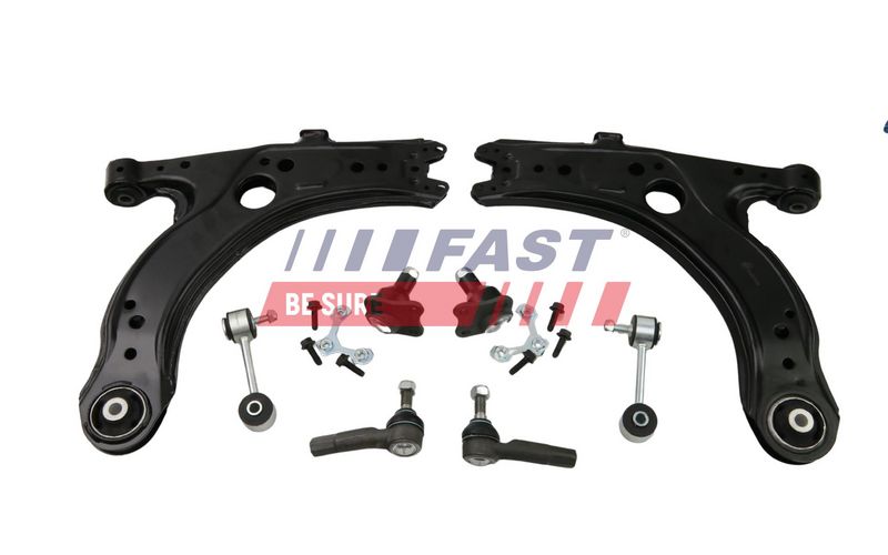 FT00133 FAST - КОМПЛЕКТ ВАЖЕЛІВ AUDI A3 8L 96> ПЕРЕД КПЛ ЛВ+ПР 8L GOLF IV LEON I OCTAVIA I