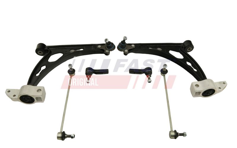 FT00137 FAST - КОМПЛЕКТ ВАЖЕЛІВ AUDI A3 8L 96> ПЕРЕД КПЛ ЛВ+ПР 8P GOLF V WYK. ODLEW