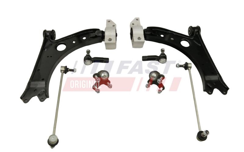 FT00139 FAST - КОМПЛЕКТ ВАЖЕЛІВ AUDI A3 8L 96> ПЕРЕД КПЛ ЛВ+ПР 8P GOLF V WYK. BLACHA