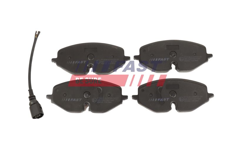 FT10180 FAST - КОЛОДКИ ГАЛЬМІВНІ FORD TRANSIT CONNECT 22> ПЕРЕД 1-ДАТЧИК