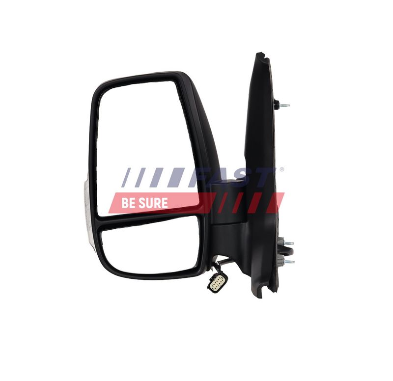 FT10293 FAST - ДЗЕРКАЛО FORD TRANSIT 20> ЕЛЕКТР КОРОТКЕ ЛВ ПІДІГРІВ WY5W 6-PIN