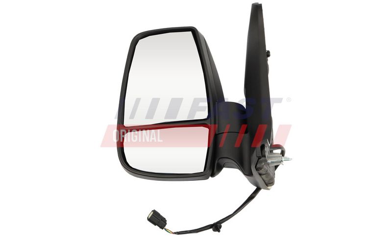 FT10295 FAST - ДЗЕРКАЛО FORD TRANSIT 20> ЕЛЕКТР КОРОТКЕ ЛВ ПІДІГРІВ WY16W 6-PIN