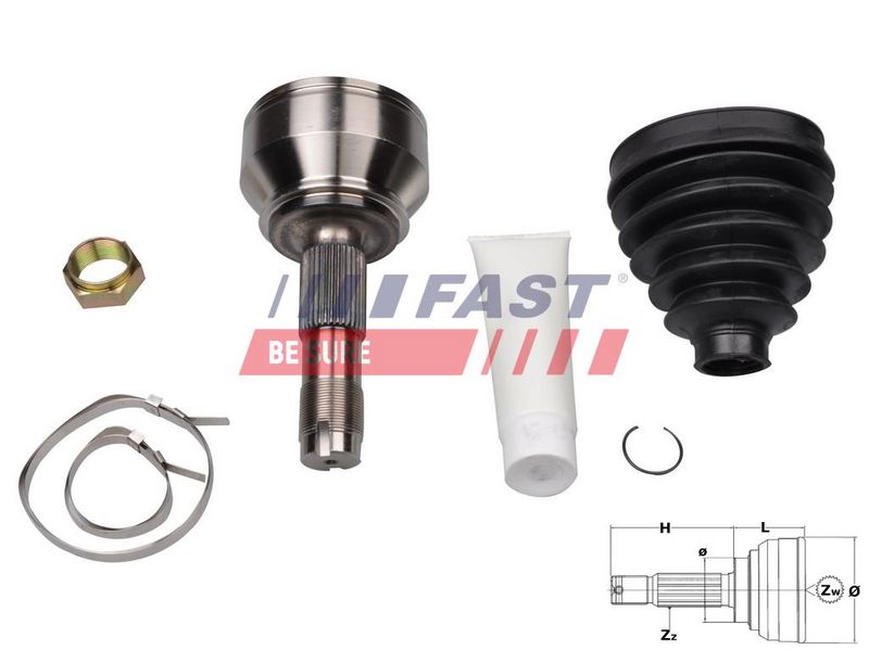 FT25079K FAST - ШРКШ FIAT DUCATO 06> ЗОВН 11Q