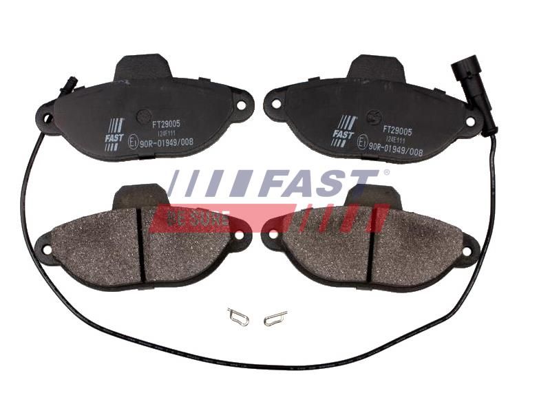 FT29005 FAST - КОЛОДКИ ГАЛЬМІВНІ FIAT CINQUE / SEICENTO ПЕРЕД БЕЗ ДАТЧИКА