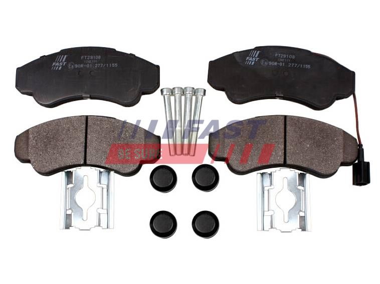 FT29108 FAST - КОЛОДКИ ГАЛЬМІВНІ FIAT DUCATO 02> ПЕРЕД 1-ДАТЧИК 18Q MAXI