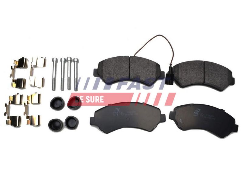 FT29132HD FAST - КОЛОДКИ ГАЛЬМІВНІ FIAT DUCATO 06> ПЕРЕД 1-ДАТЧИК 20Q SPRING 74MM