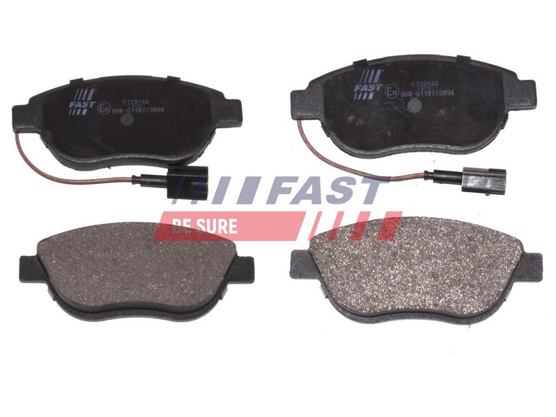 FT29144 FAST - КОЛОДКИ ГАЛЬМІВНІ FIAT DOBLO 09> ПЕРЕД 2-ДАТЧИКИ