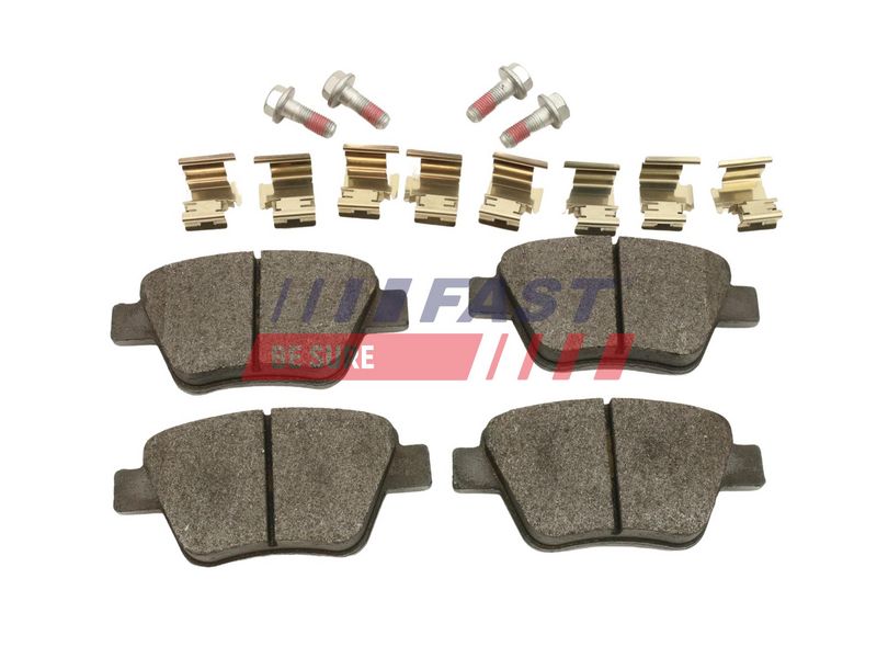FT29172 FAST - КОЛОДКИ ГАЛЬМІВНІ VW CADDY III 03> ЗАД 15>