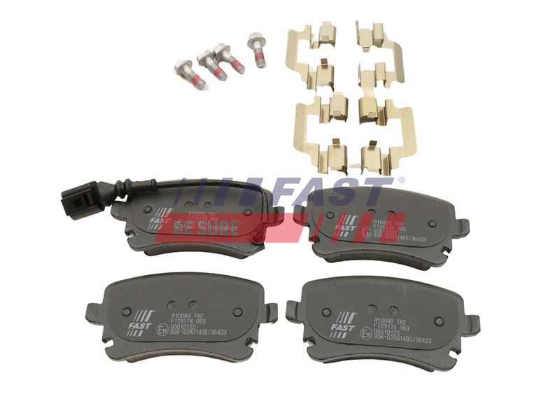 FT29174 FAST - КОЛОДКИ ГАЛЬМІВНІ VW TRANSPORTER T6 15> ЗАД 1-ДАТЧИК