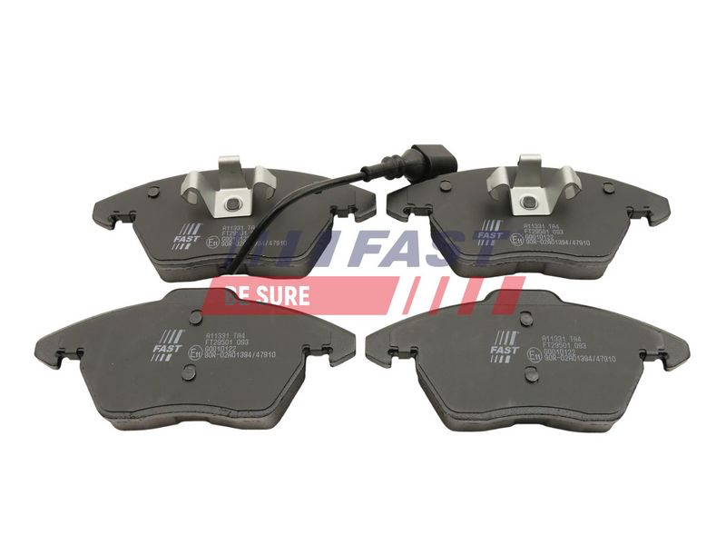 FT29501 FAST - КОЛОДКИ ГАЛЬМІВНІ VW CADDY III 03> ПЕРЕД 1-ДАТЧИК