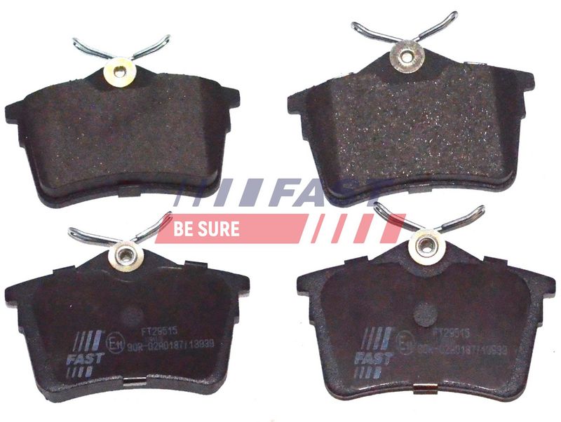 FT29515 FAST - КОЛОДКИ ГАЛЬМІВНІ CITROEN BERLINGO 08> ЗАД БЕЗ ДАТЧИКА
