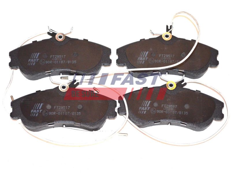 FT29517 FAST - КОЛОДКИ ГАЛЬМІВНІ CITROEN BERLINGO 96> ПЕРЕД 4-ДАТЧИКИ