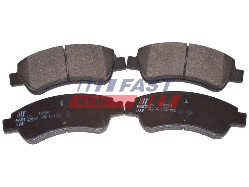 FT29519 FAST - КОЛОДКИ ГАЛЬМІВНІ CITROEN BERLINGO 08> ПЕРЕД БЕЗ ДАТЧИКА