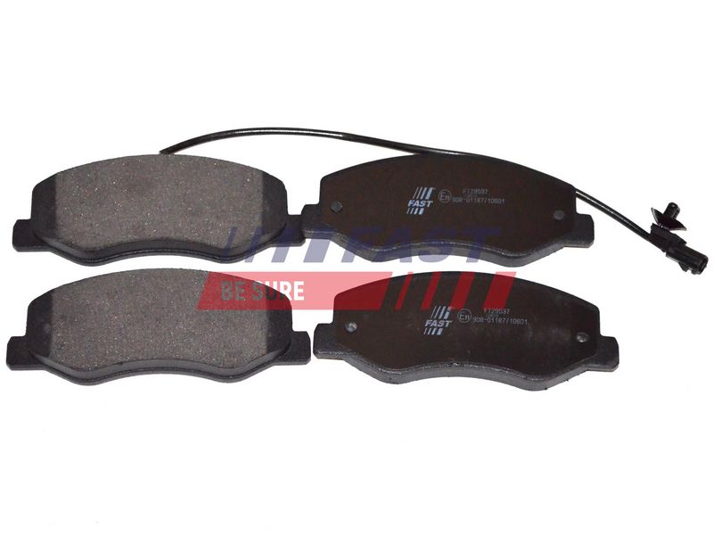 FT29537 FAST - КОЛОДКИ ГАЛЬМІВНІ RENAULT MASTER III 10> ЗАД 1-ДАТЧИК DOUBLE WHEEL