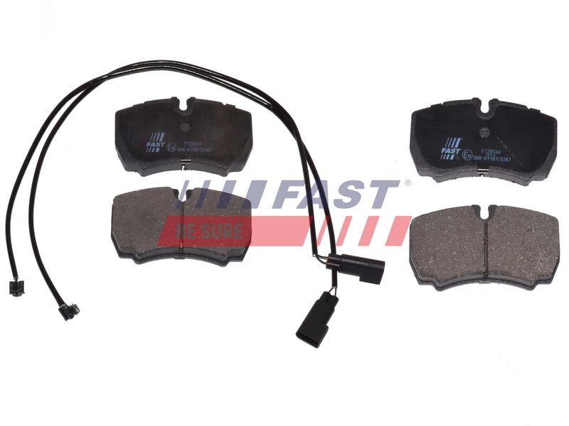 FT29544 FAST - КОЛОДКИ ГАЛЬМІВНІ FORD TRANSIT 06> ЗАД 2-ДАТЧИКИ BREMBO