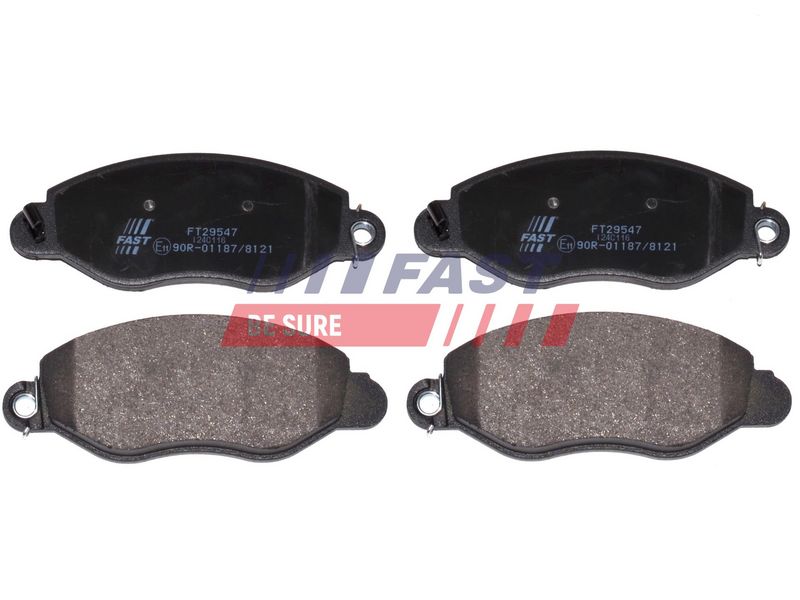 FT29547 FAST - КОЛОДКИ ГАЛЬМІВНІ FORD TRANSIT 00> ПЕРЕД БЕЗ ДАТЧИКА