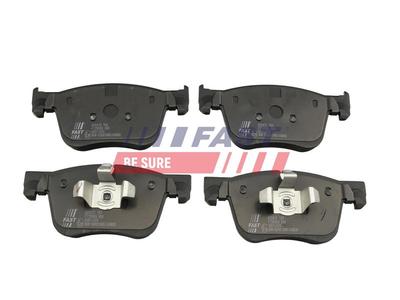 FT29563 FAST - КОЛОДКИ ГАЛЬМІВНІ CITROEN BERLINGO 18> ПЕРЕД БЕЗ ДАТЧИКА