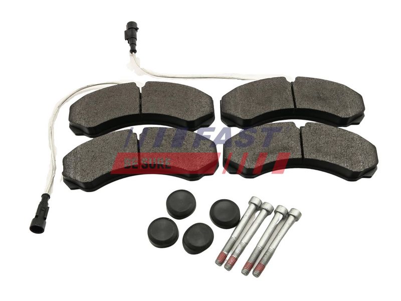 FT29573 FAST - КОЛОДКИ ГАЛЬМІВНІ NISSAN CABSTAR 06> ЗАД 2-ДАТЧИКИ