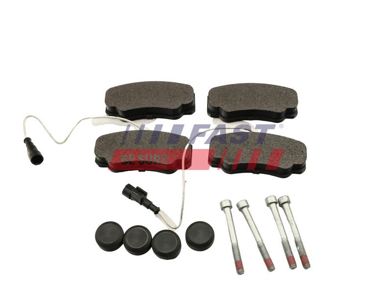 FT29577 FAST - КОЛОДКИ ГАЛЬМІВНІ NISSAN CABSTAR 06> ЗАД 2-ДАТЧИКИ