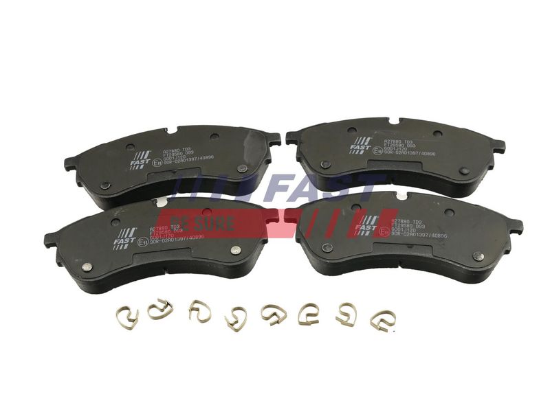 FT29580 FAST - КОЛОДКИ ГАЛЬМІВНІ VW CRAFTER II 16> ПЕРЕД БЕЗ ДАТЧИКА