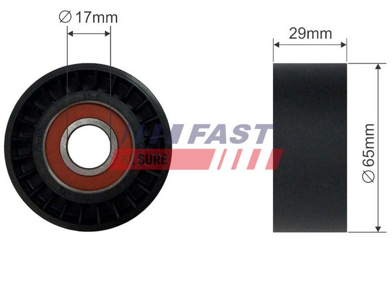 FT44554 FAST - НАТЯГУВАЧ РЕМЕНЯ MICRO-V FIAT DOBLO 00> РОЛИК 1.9 JTD
