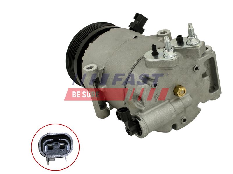 FT56313 FAST - КОМПРЕСОР КОНДИЦІОНЕРА FORD TRANSIT CONNECT 13> 1.6 ECOBOOST