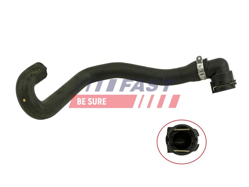 FT61067 FAST - ПАТРУБОК СИСТЕМИ ОХОЛОДЖЕННЯ FORD TRANSIT CONNECT 02> ПІЧКИ 1.8 TDCi 06>