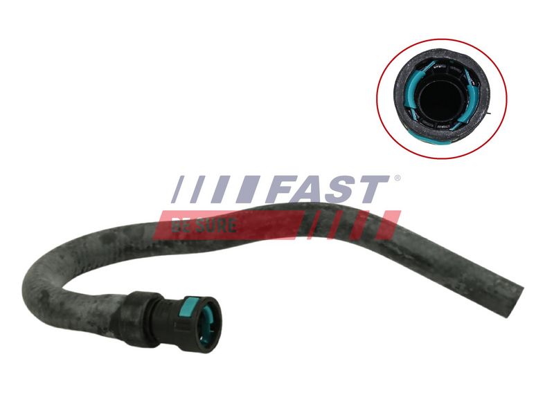 FT61069 FAST - ПАТРУБОК СИСТЕМИ ОХОЛОДЖЕННЯ FORD TRANSIT 06> ПІЧКИ ВПУСК