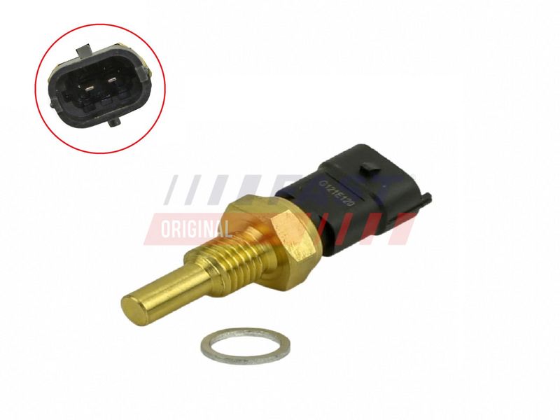 FT80128 FAST - ДАТЧИК ТЕМПЕРАТУРИ ВОДИ FIAT DUCATO 06>/ 14> 2-PIN