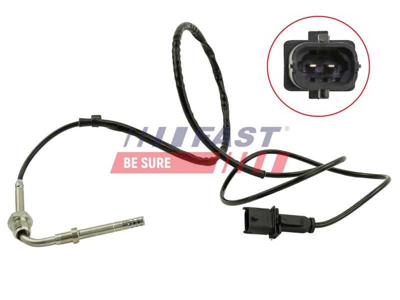 FT80230 FAST - ДАТЧИХ ТЕМПЕРАТУРИ ВИХЛОПНИХ ГАЗІВ FIAT DOBLO 00> 1.3JTD