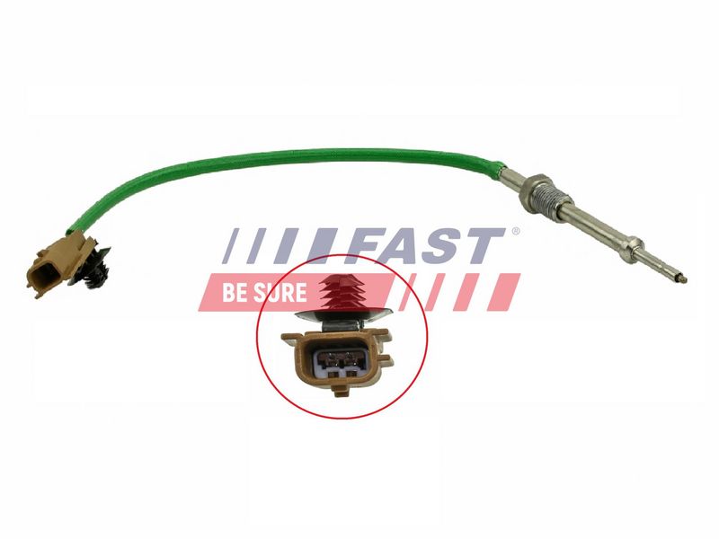 FT80238 FAST - ДАТЧИК ТЕМПЕРАТУРИ ВИХЛОПНИХ ГАЗІВ RENAULT TRAFIC 14> 1.6 dCi 145 15>