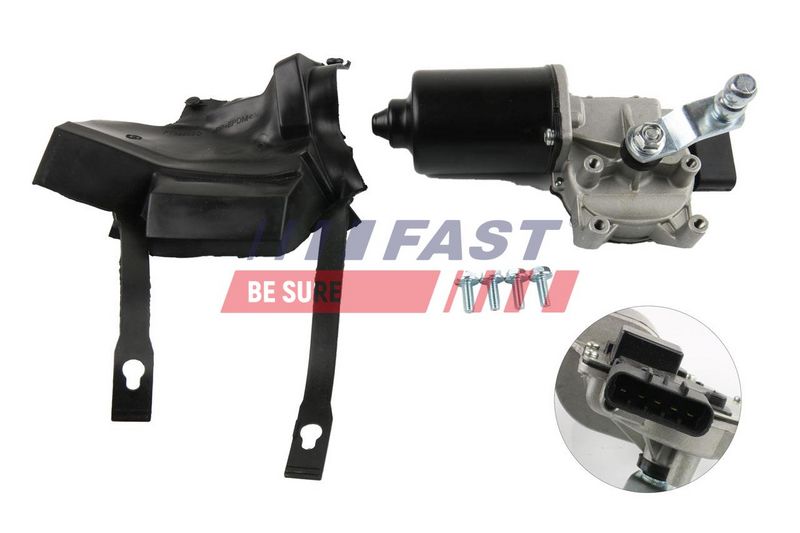FT82824 FAST - МОТОРЧИК СКЛООЧИСНИКА FIAT DUCATO 06>/ 14> ПЕРЕД RHD