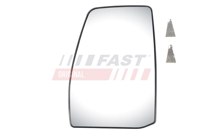 FT88579 FAST - СКЛО ДЗЕРКАЛА FORD TRANSIT CUSTOM 12> ЛВ ВЕРХ ПІДІГРІВ