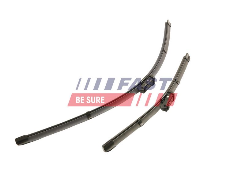 FT93225 FAST - ЩІТКА СКЛООЧИСНИКА FIAT 500 07> ПЕРЕД КПЛ ЛВ+ПР ПЛОСКІ 600MM+350MM