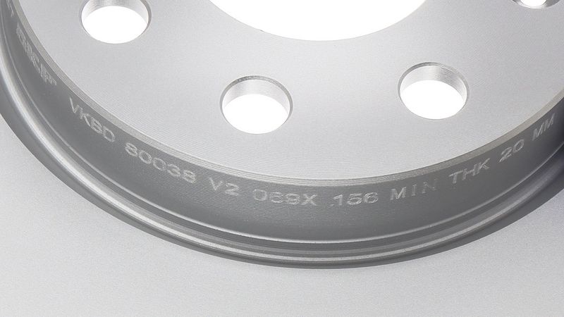 SKF VKBD80038V2 Гальмівний диск