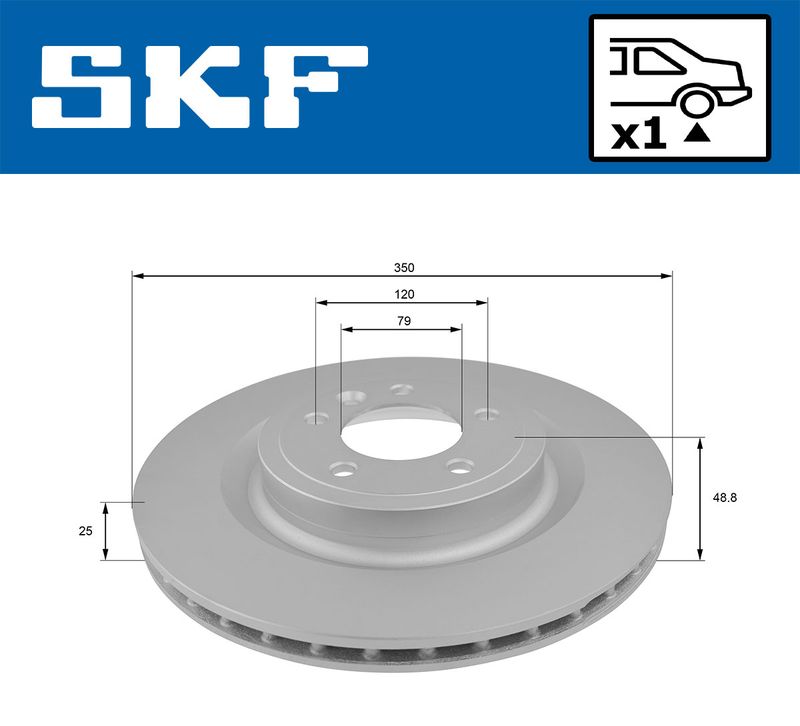 SKF VKBD90554V1 Гальмівний диск