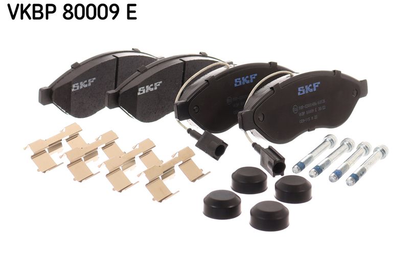 SKF VKBP80009E Комплект гальмівних накладок, дискове гальмо