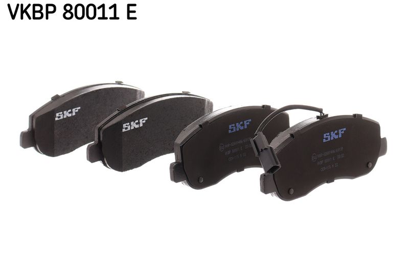 SKF VKBP80011E Комплект гальмівних накладок, дискове гальмо