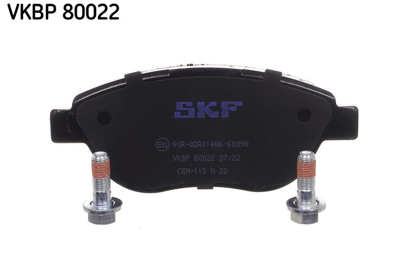 SKF VKBP80022 Комплект гальмівних накладок, дискове гальмо