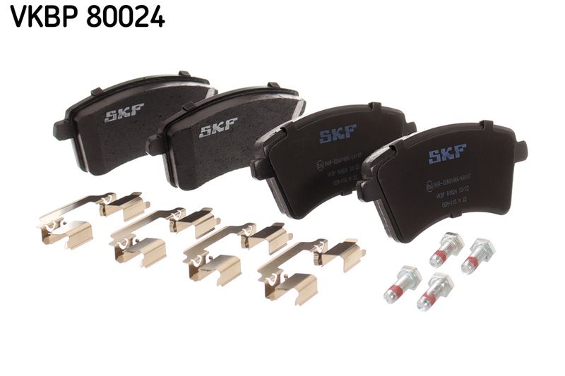 SKF VKBP80024 Комплект гальмівних накладок, дискове гальмо