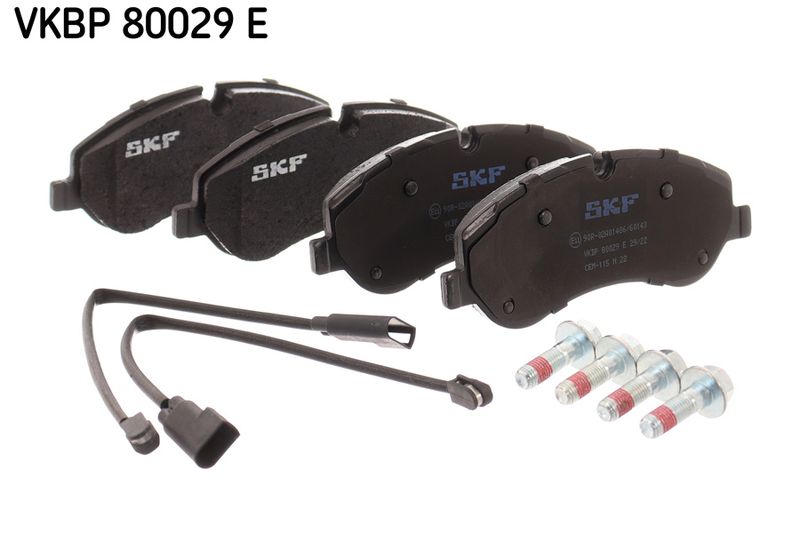 SKF VKBP80029E Комплект гальмівних накладок, дискове гальмо