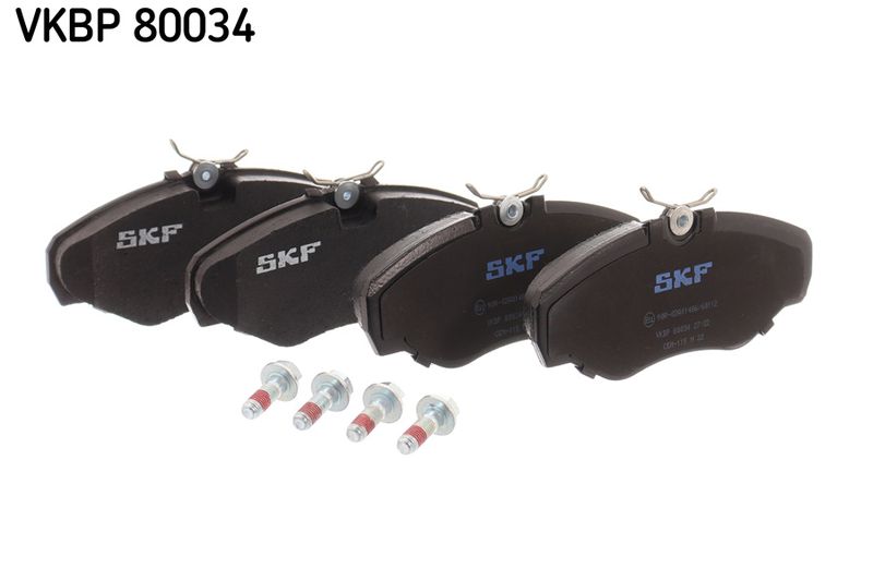 SKF VKBP80034 Комплект гальмівних накладок, дискове гальмо